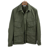 Jungle jacket in olive green cotton ripstop