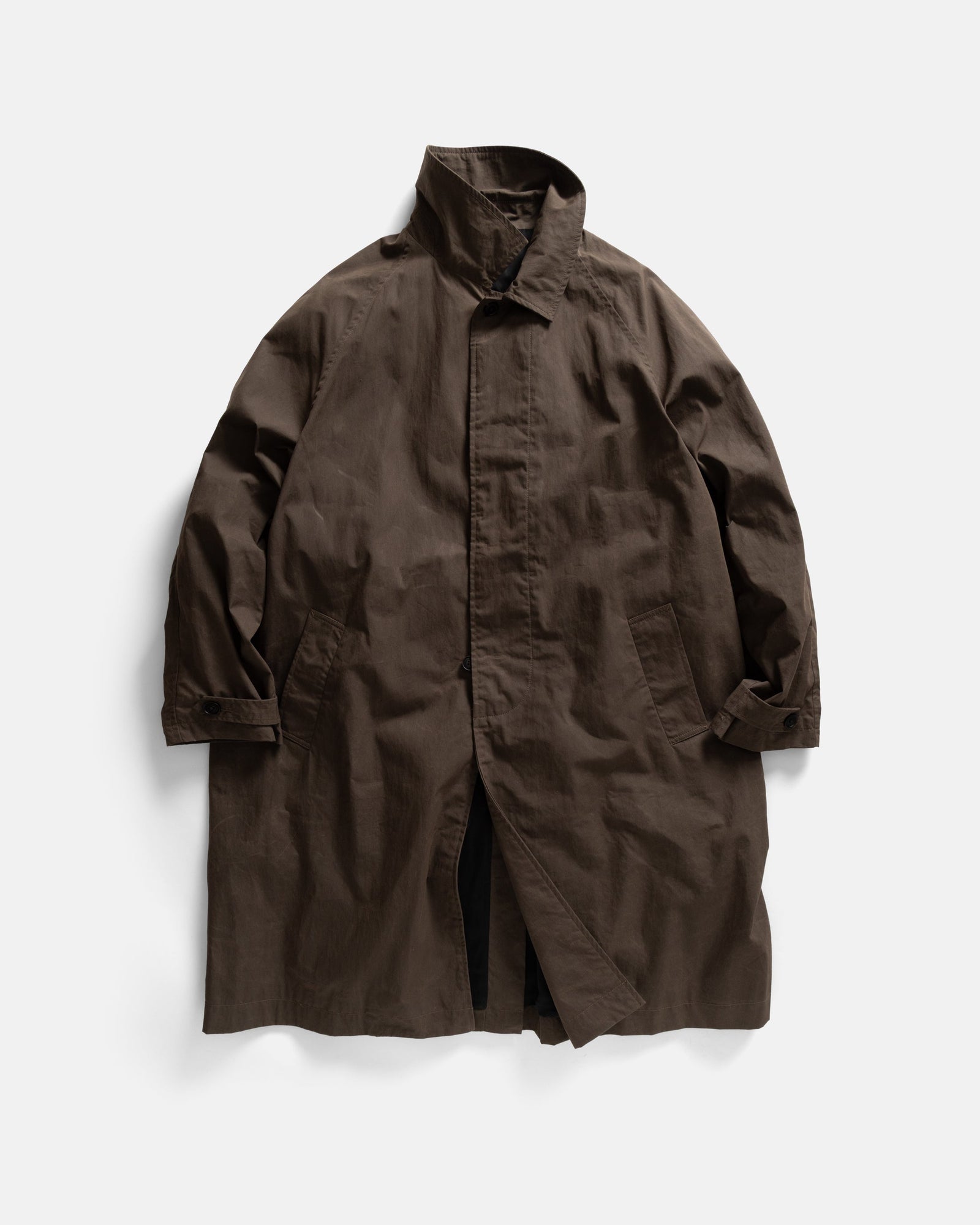 Full Raglan Bal Coat Mirkwood Water Repellent Beeswax Coated Cotton Nylon