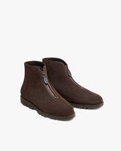 Fun S Dark Brown Suede