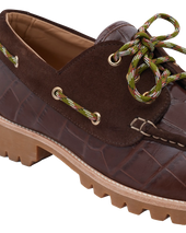 La Chaussure Bateau Croco