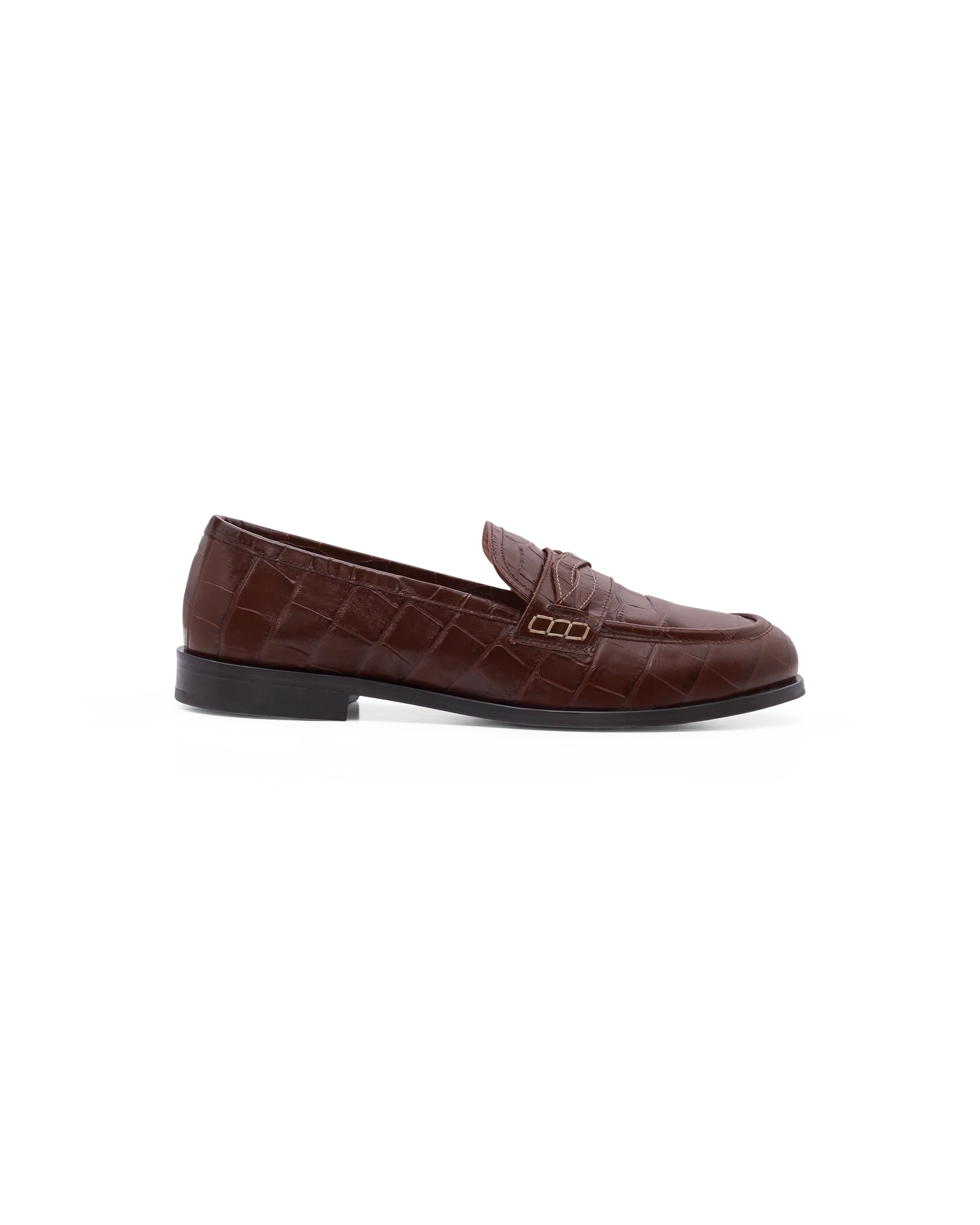 Mocassin Tresse Croco