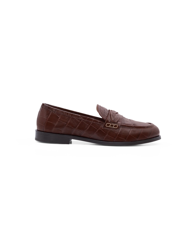 Le Mocassin Tresse Croco