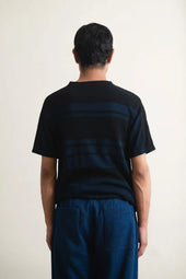 Striped Knitted T Shirt