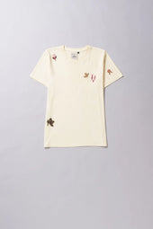 Ecru Handpainted T Shirt