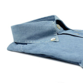 Buttoned Collar Shirt In Japanese Washed Cotton
