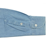 Buttoned Collar Shirt In Japanese Washed Cotton