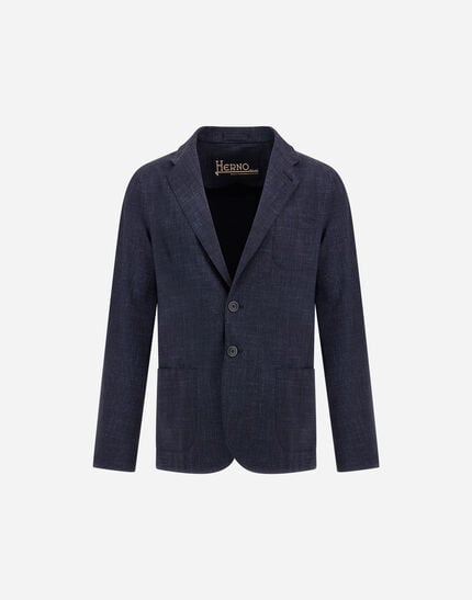 Blazer In Printed Light Scuba