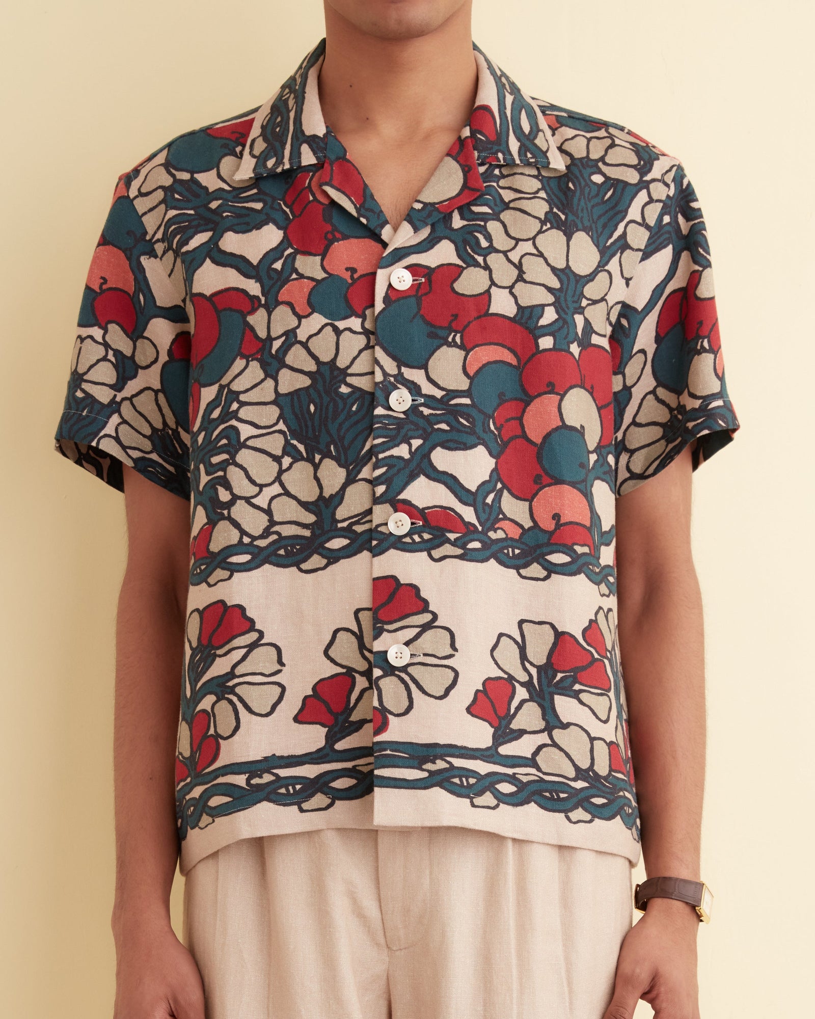Garden Lattice Short Sleeve Shirt