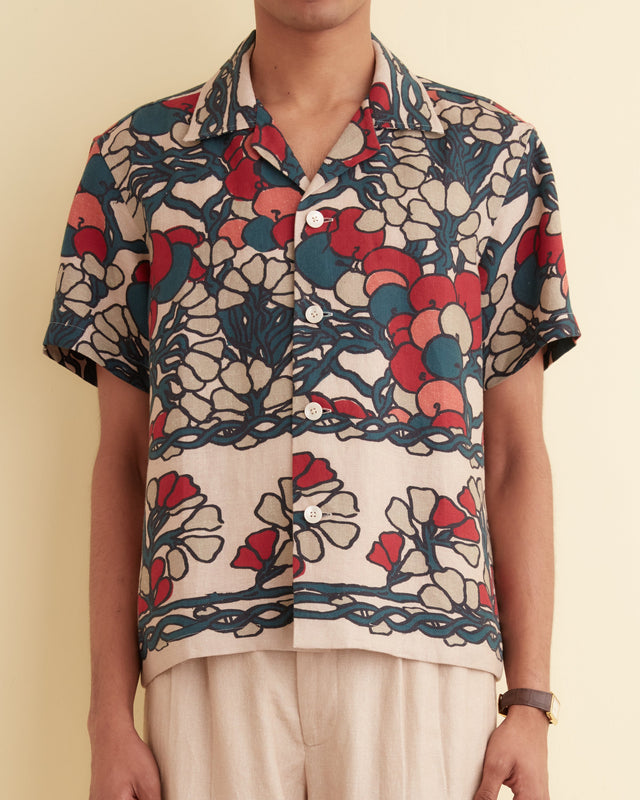 Garden Lattice Short Sleeve Shirt