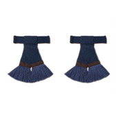 Bleu Acier Garters