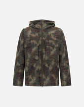 Parka In Tropical Pattern Ripstop