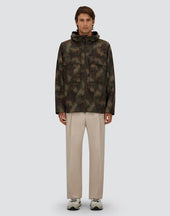 Parka In Tropical Pattern Ripstop