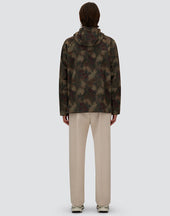 Parka In Tropical Pattern Ripstop