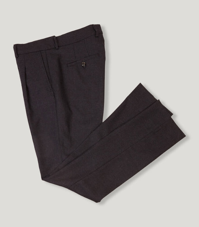 Grey Wool George-Classic Trousers