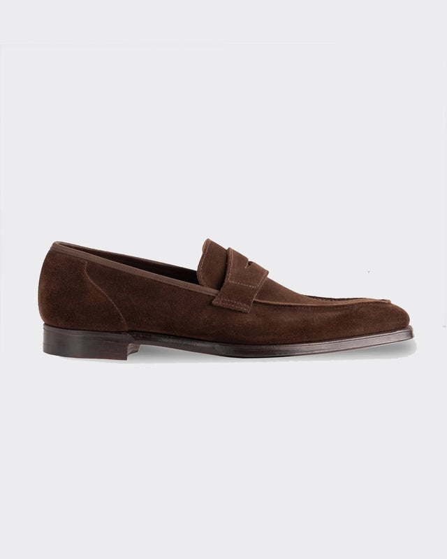 George in Dark Brown Suede — George Cleverley