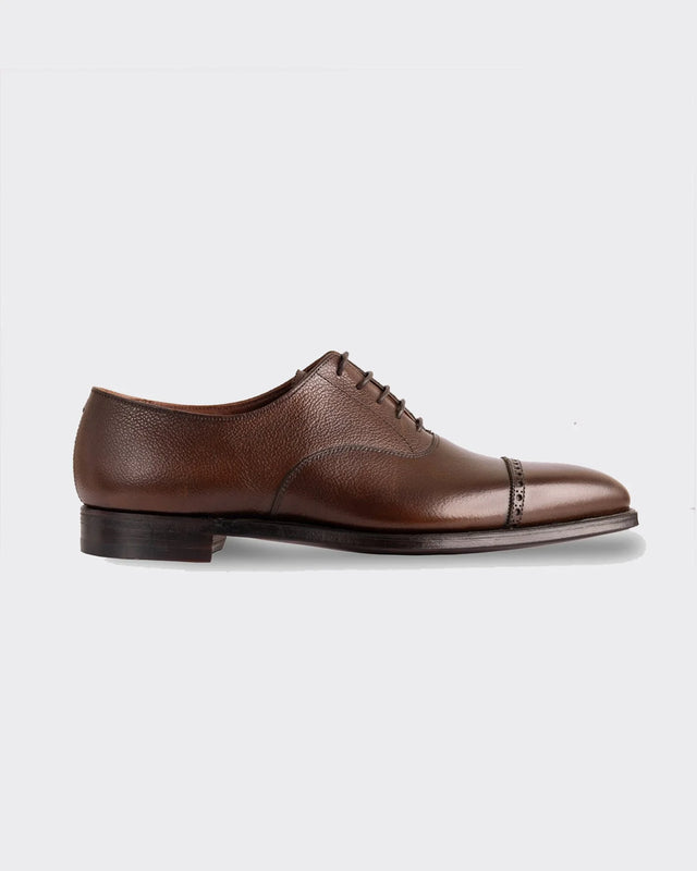 Charles in Dark Brown Pebble Grain Calf — George Cleverley