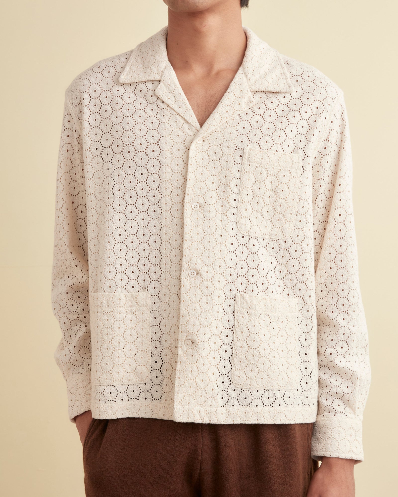 Geo Lace Overshirt