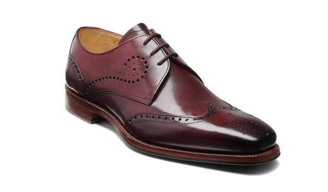 George - Burgundy Hand Patina