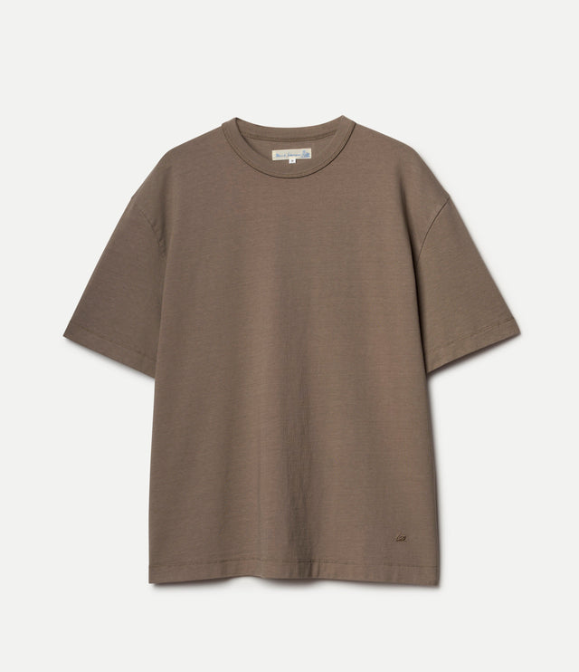 Sturdy Boxy Fit Giza Cotton-Hemp T-Shirt