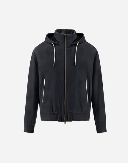 Resort Bomber Jacket In Cashmere Silk