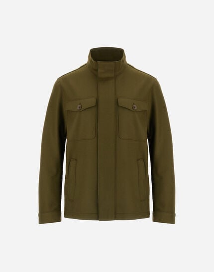 Pure Wool Cloth Field Jacket