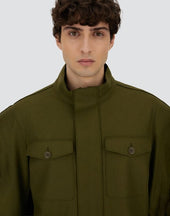 Pure Wool Cloth Field Jacket