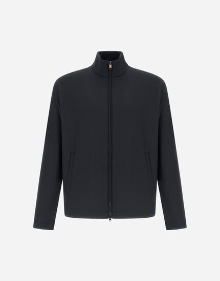 Bomber Jacket In Light Wool