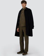 Wool Cotton Pied De Poule Shacket