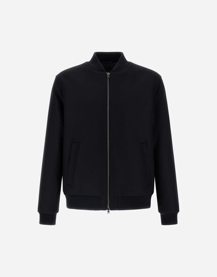 Bomber Jacket In Easy Wool