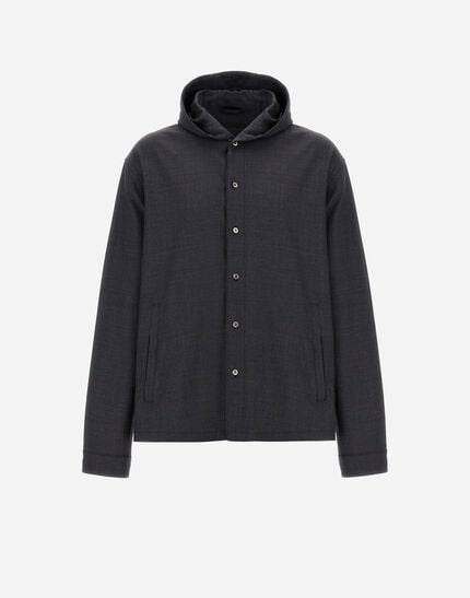 Fluid Wool Shacket