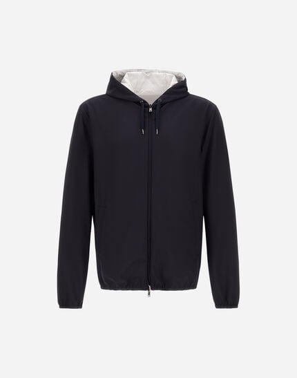 Jacket In Light Stretch Wooly And Eco Millionaire