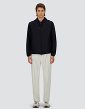 Jacket In Light Stretch Wooly And Eco Millionaire