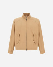 High Neck Jacket In Dean