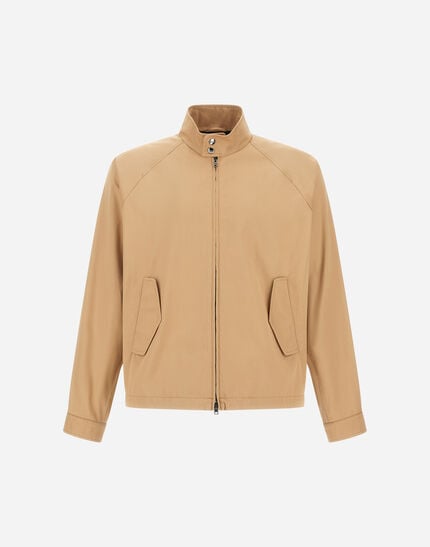 High Neck Jacket In Dean