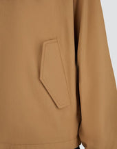 High Neck Jacket In Dean