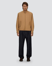 High Neck Jacket In Dean