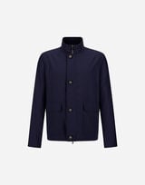 JACKET IN LUCENT CASHMERE SILK AND CHANGING NYLON