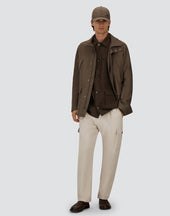 Parka In 2 Layers Linen
