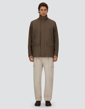 Parka In 2 Layers Linen
