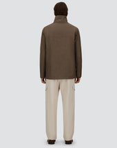 Parka In 2 Layers Linen