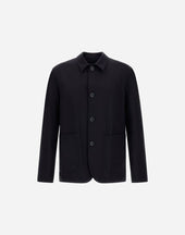 Jacket In Light Stretch Wooly