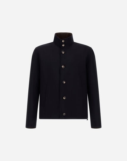 Jacket In Double Light Stretch Wooly