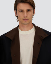 Jacket In Double Light Stretch Wooly