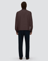 Shacket In Cotton Gabardine Stretch