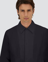 Shacket In Cotton Seersucker