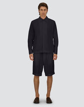 Shacket In Cotton Seersucker