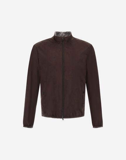 Suede Effect Jacket