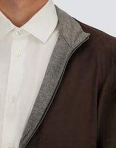 Suede Effect Jacket