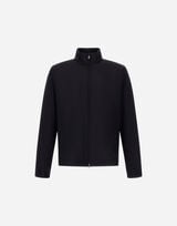 JACKET WITH ZIP IN LIGHT STRETCH WOOLY