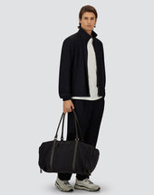Jacket With Zip In Light Stretch Wooly